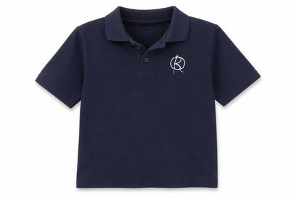 Zeco Boys Blue  Polyester Basic Polo Size 11 Years Collared Pullover