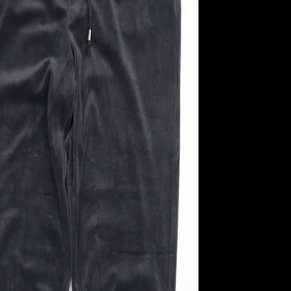 Preloved Avenue Womens Grey  Polyester Jogger Trousers Size M L28 in Regular Drawstring - Detail