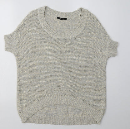George Womens Beige  Cotton Pullover Sweatshirt Size 10  Pullover