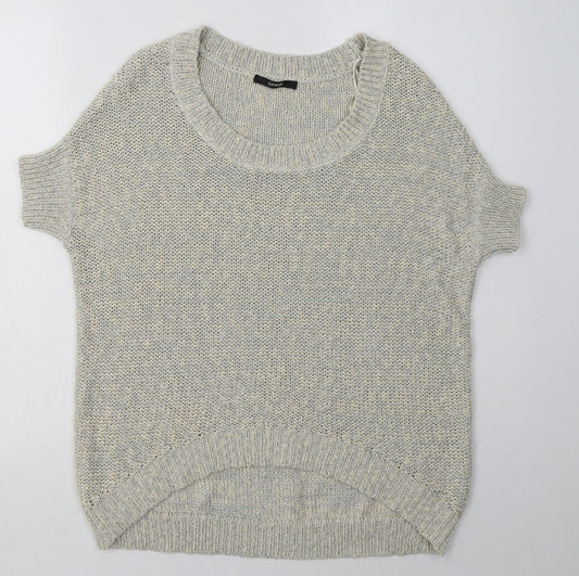 George Womens Beige  Cotton Pullover Sweatshirt Size 10  Pullover