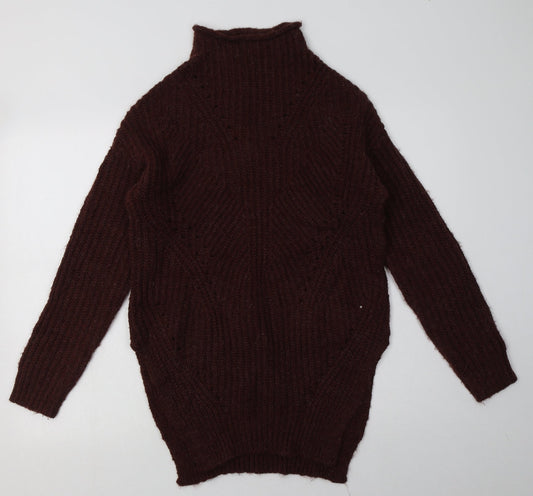 Matalan Womens Brown  Acrylic Pullover Sweatshirt Size S  Pullover