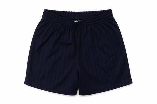 George Boys Blue Striped Polyester Sweat Shorts Size 6-7 Years  Regular  - School Wear