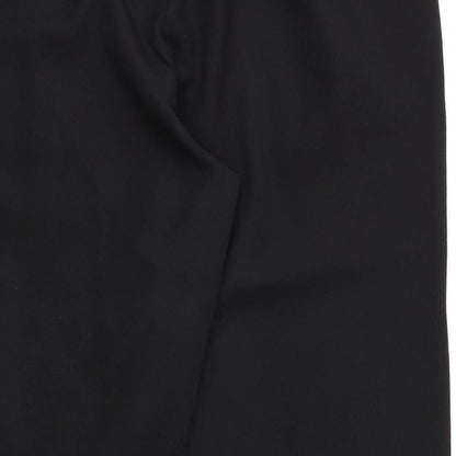 XE Womens Black  Polyester Capri Trousers Size 20 L20 in Regular Zip