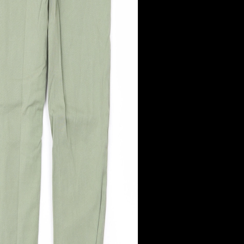 Primark Girls Green  Cotton Skinny Jeans Size 11 Years L25 in Regular Zip