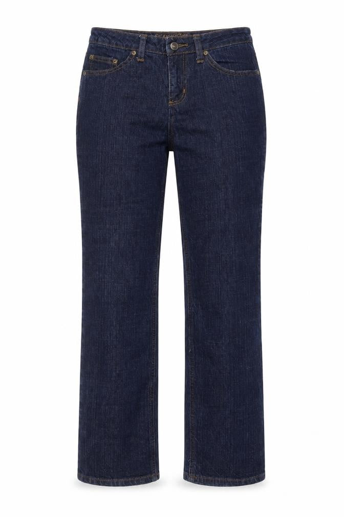 St Johns Bay Womens Blue  Cotton Straight Jeans Size 28 in L29 in Regular