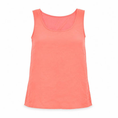 River Island Womens Pink  Polyester Basic Tank Size 10 Round Neck