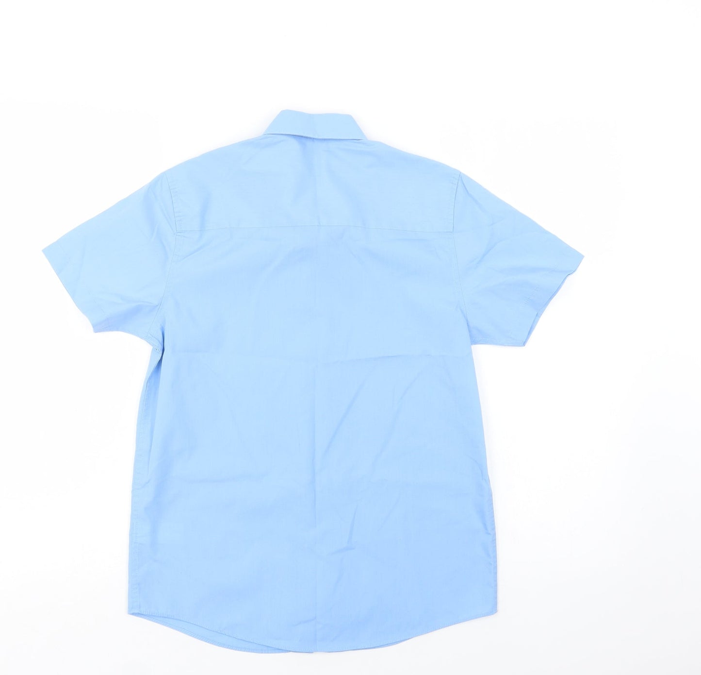 NEXT Boys Blue  Polyester Basic Button-Up Size 11 Years Collared Button - School Wear