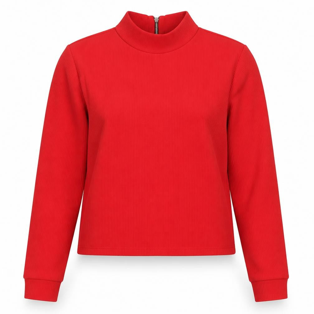 Marks & Spencer Womens Red  Polyester Pullover Sweatshirt Size 12  Pullover