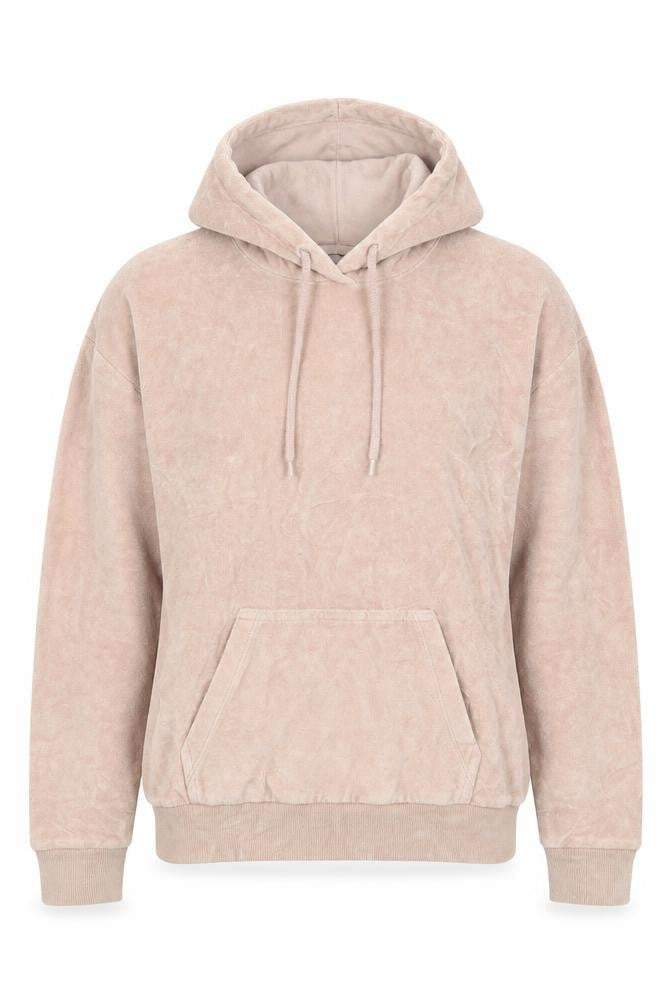 Topshop Womens Pink  Cotton Pullover Hoodie Size 6  Pullover