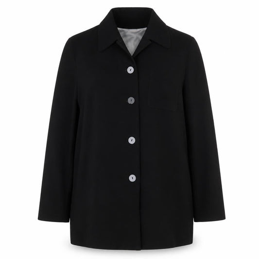 House of Fraser Womens Black  Polyester Jacket Blazer Size XL