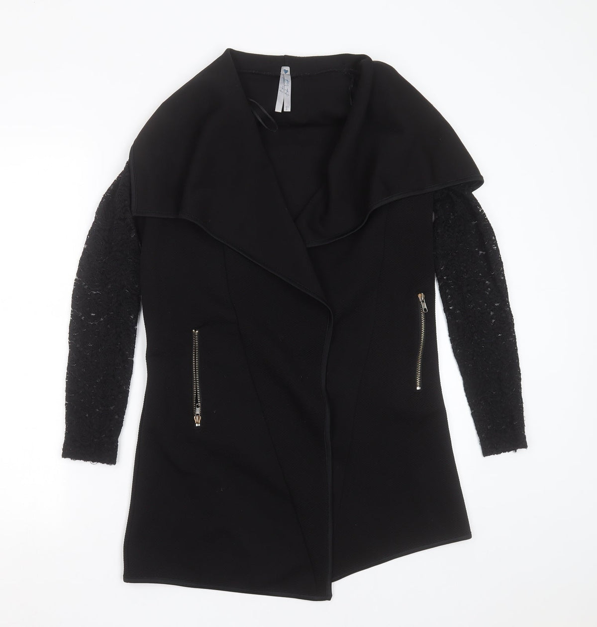 Blue Vanilla Womens Black   Jacket  Size S   - lace sleeve