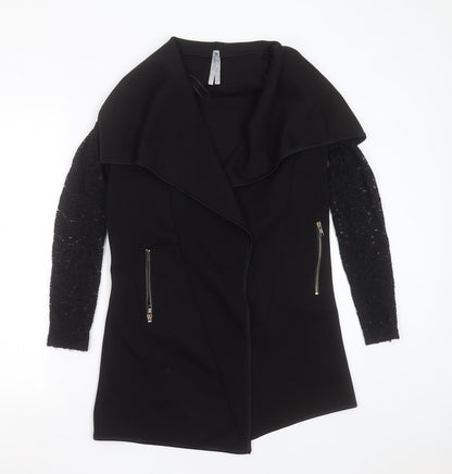 Blue Vanilla Womens Black   Jacket  Size S   - lace sleeve