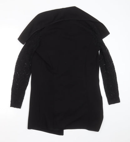 Blue Vanilla Womens Black   Jacket  Size S   - lace sleeve