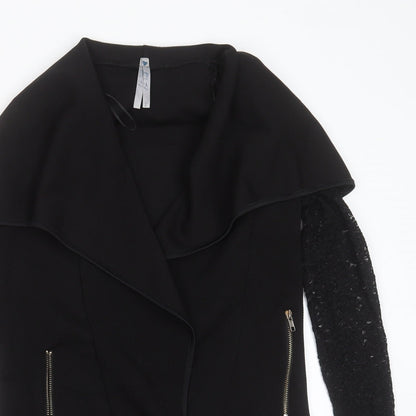 Blue Vanilla Womens Black   Jacket  Size S   - lace sleeve