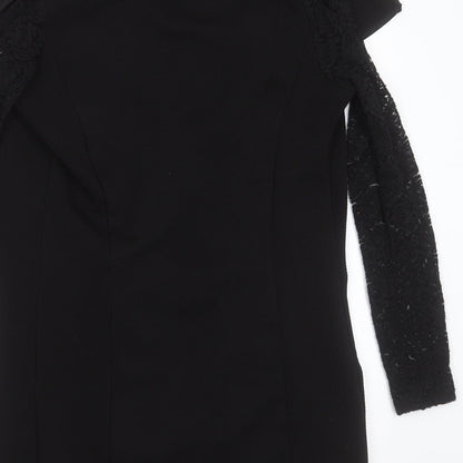 Blue Vanilla Womens Black   Jacket  Size S   - lace sleeve