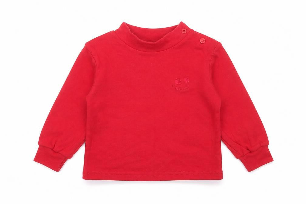 Mackays Baby Red  Polyester Basic T-Shirt Size 12-18 Months Round Neck  - guess who