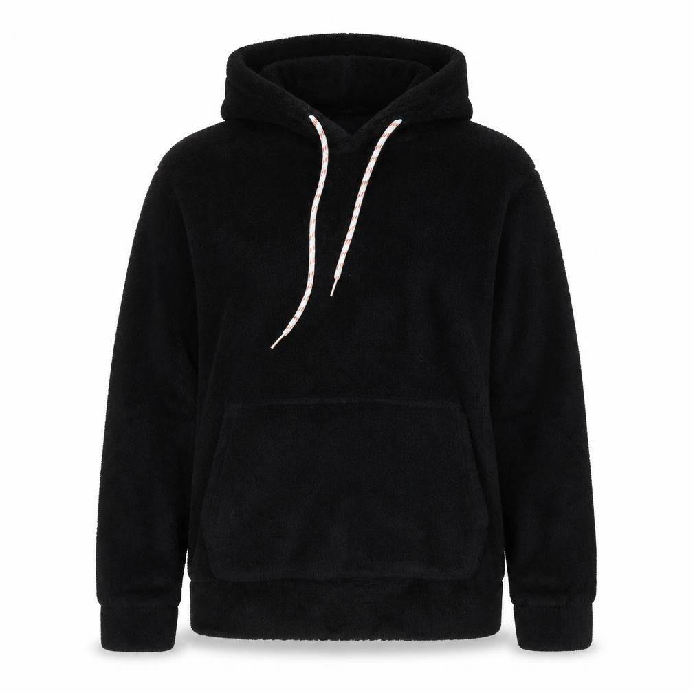 Kivenst Womens Black  Polyester Pullover Hoodie Size M