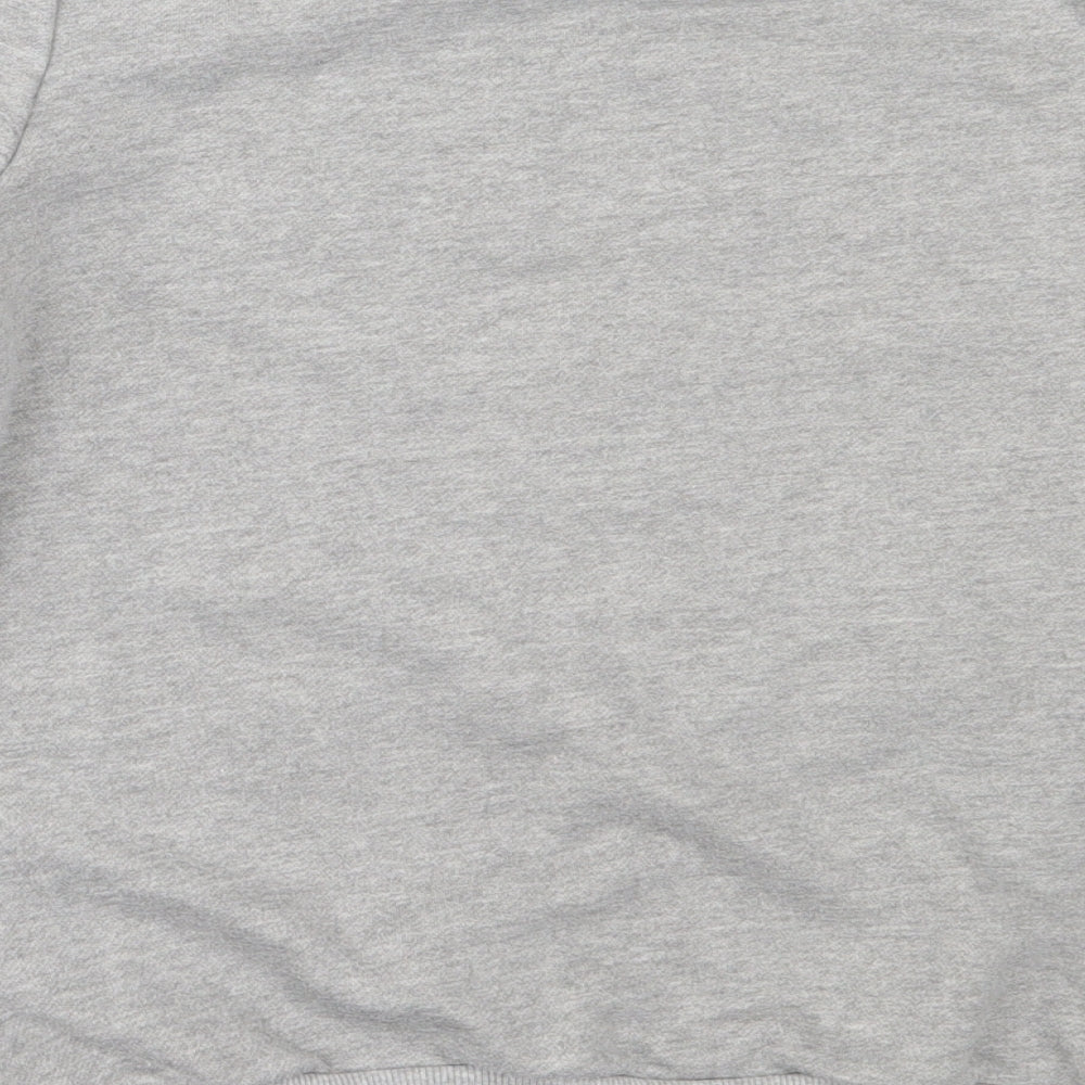 Jubylee Womens Grey  Cotton Pullover Sweatshirt Size S