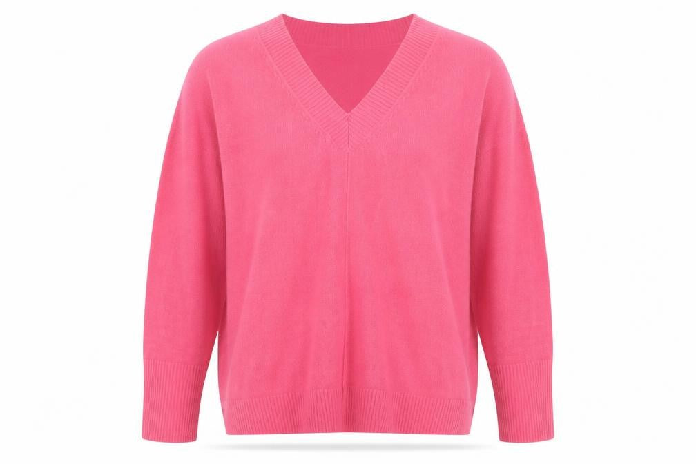 F&F Womens Pink  Acrylic Pullover Sweatshirt Size 12  Pullover