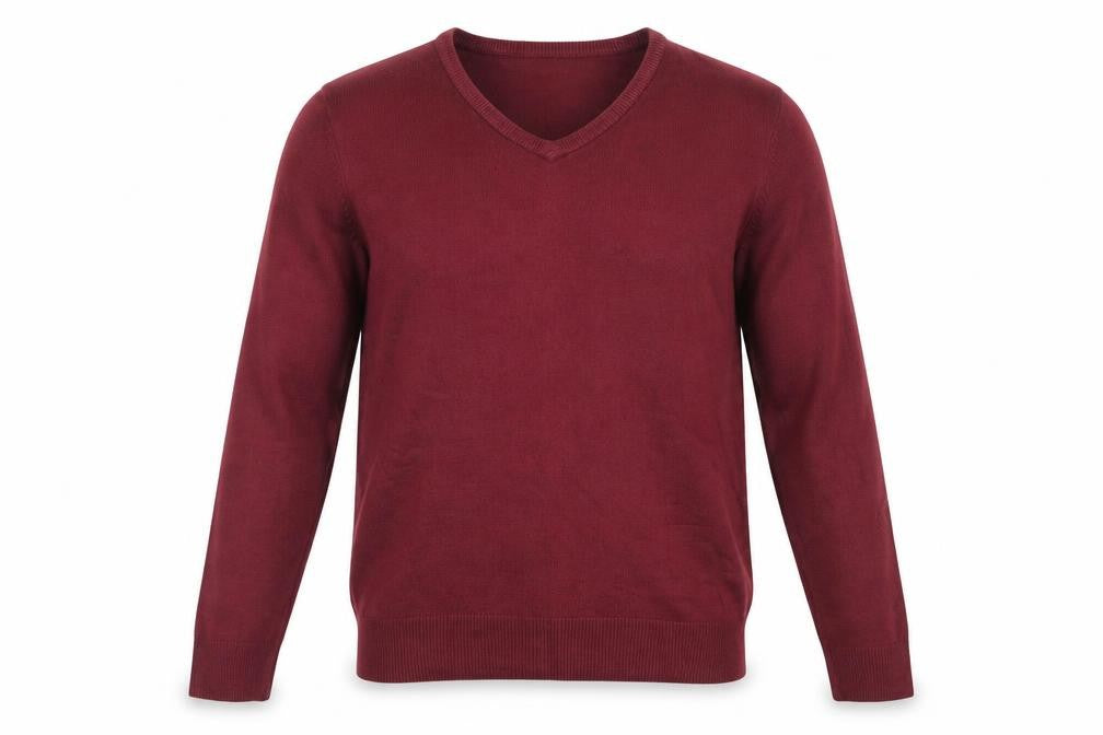 Kensington Mens Red  Acrylic Pullover Sweatshirt Size M