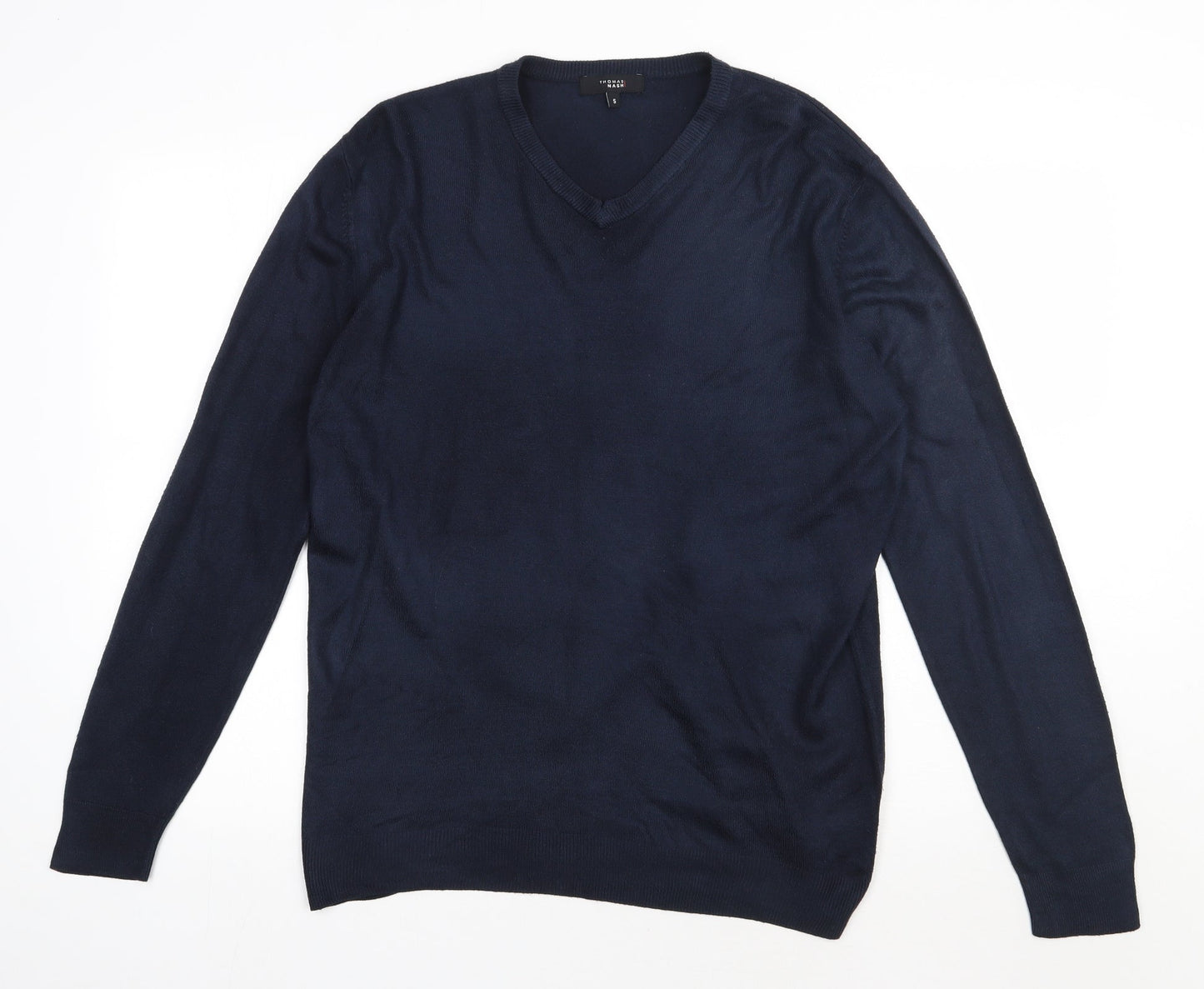 Debenhams Mens Blue  Acrylic Pullover Sweatshirt Size S