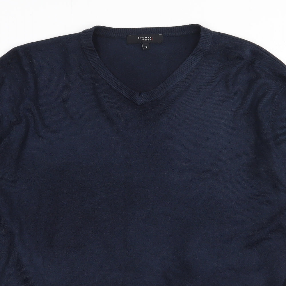 Debenhams Mens Blue  Acrylic Pullover Sweatshirt Size S