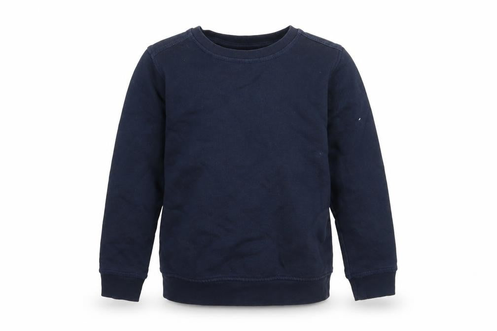 Marks & Spencer Boys Blue  Cotton Pullover Sweatshirt Size 7-8 Years  Pullover - school Wear