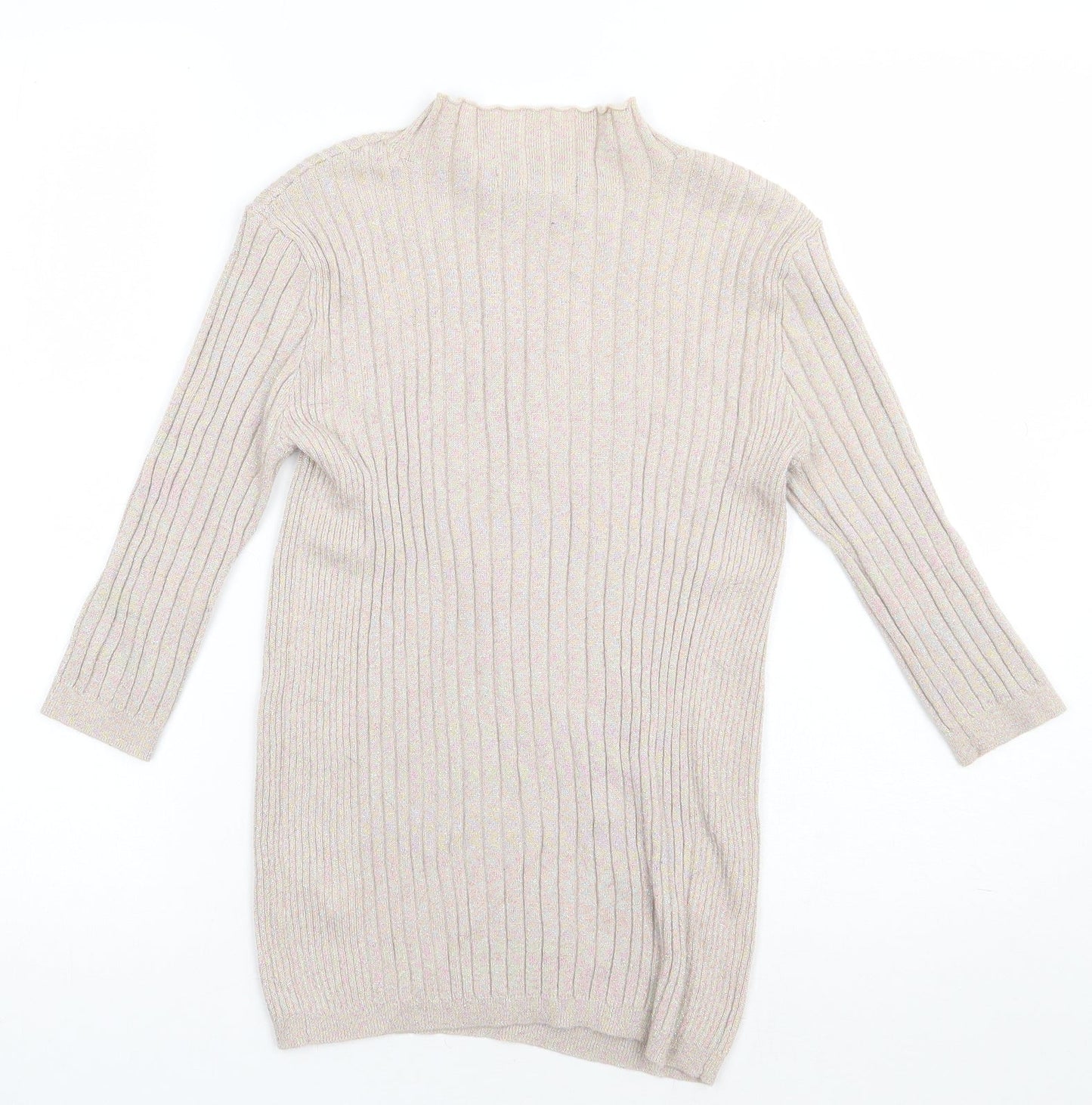 Primark Womens Beige  Viscose Pullover Sweatshirt Size 10  Pullover