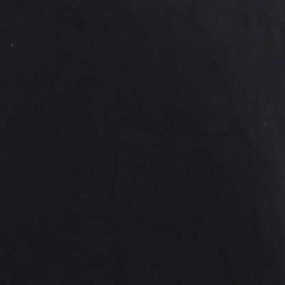 arass style Womens Black  Cotton Basic T-Shirt Size L Crew Neck