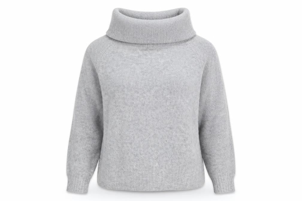 H&M Womens Grey  Acrylic Pullover Sweatshirt Size XL  Pullover