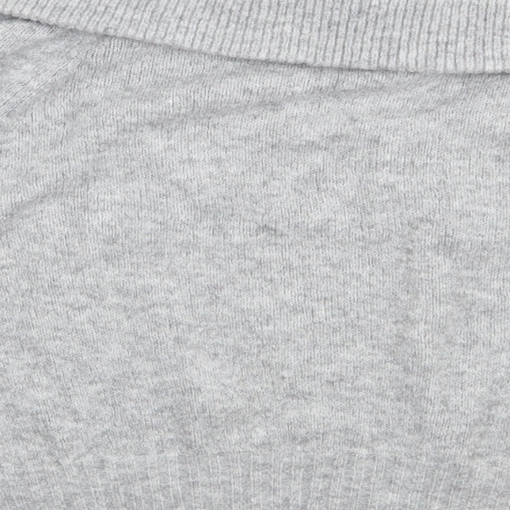H&M Womens Grey  Acrylic Pullover Sweatshirt Size XL  Pullover