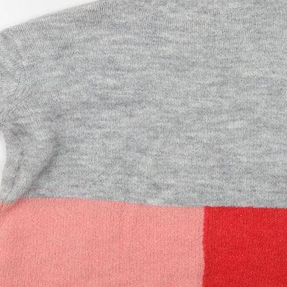 Preloved NEXT Womens Grey Crew Neck  Acrylic Pullover Jumper Size S - Label