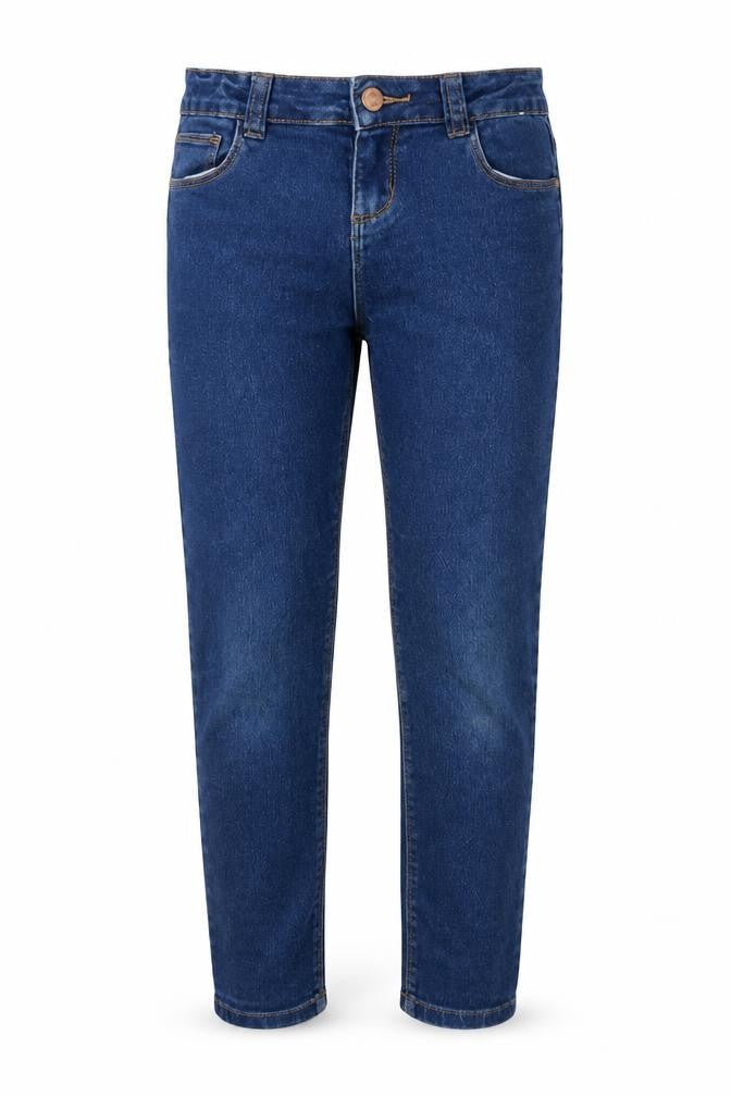 Denim Co Girls Blue  Cotton Skinny Jeans Size 9-10 Years  Regular Button