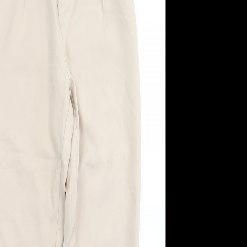 Rebellious Womens Brown  Polyester Dress Pants Trousers Size 6 L26 in Regular Hook & Eye