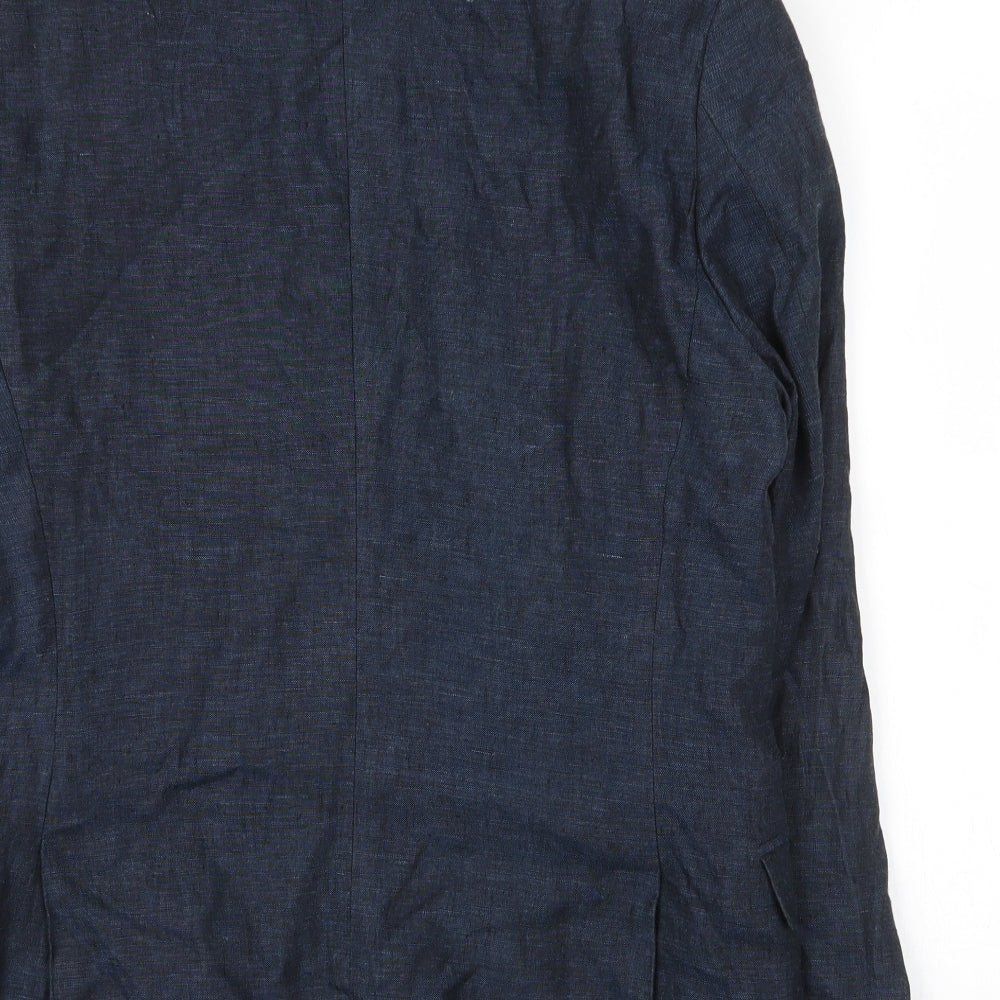 H&M Mens Blue  Cotton 2 Piece Blazer Size 38