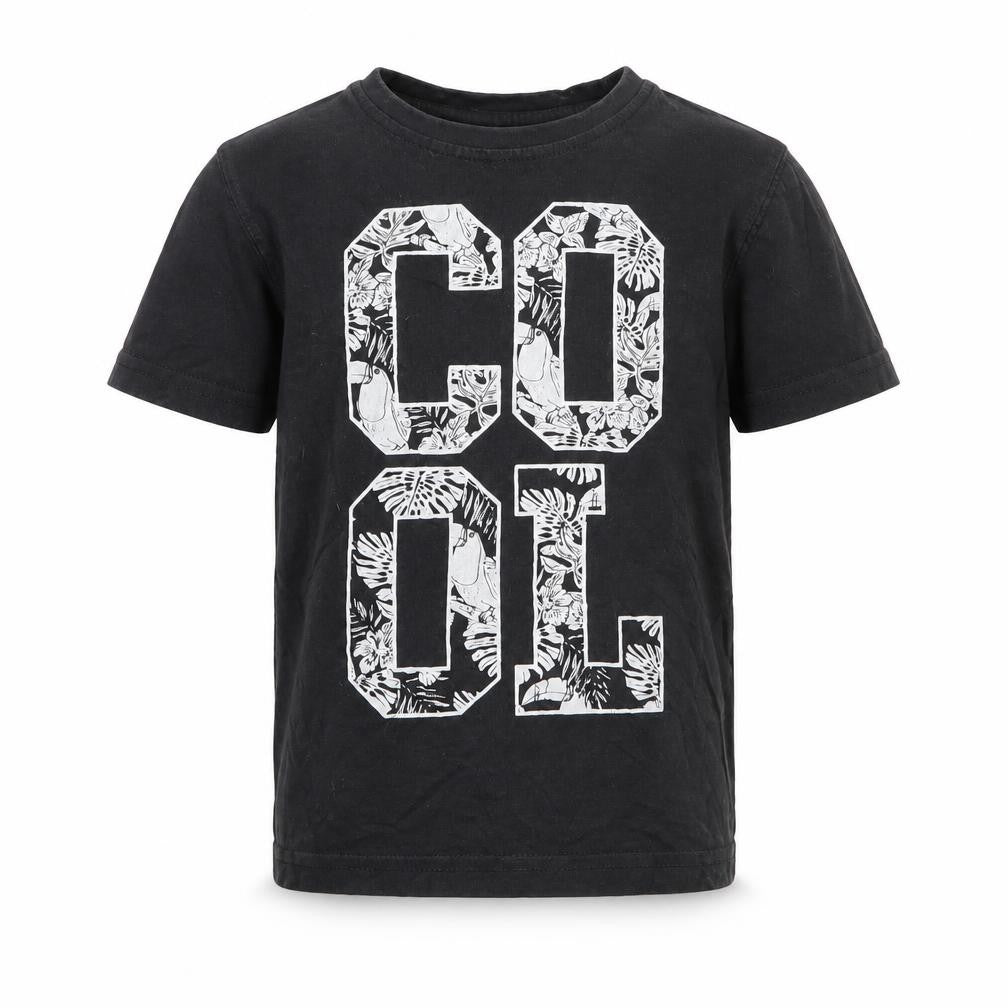 TU Boys Grey  Cotton Basic T-Shirt Size 4 Years Round Neck