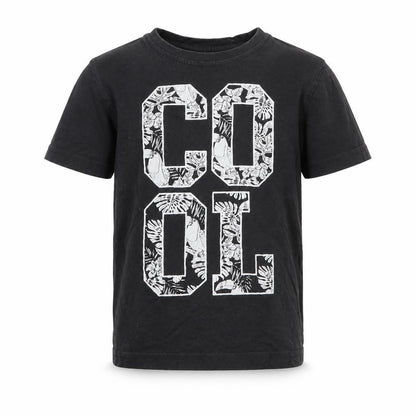 Tu Boys Grey  Cotton Basic T-Shirt Size 4 Years Round Neck