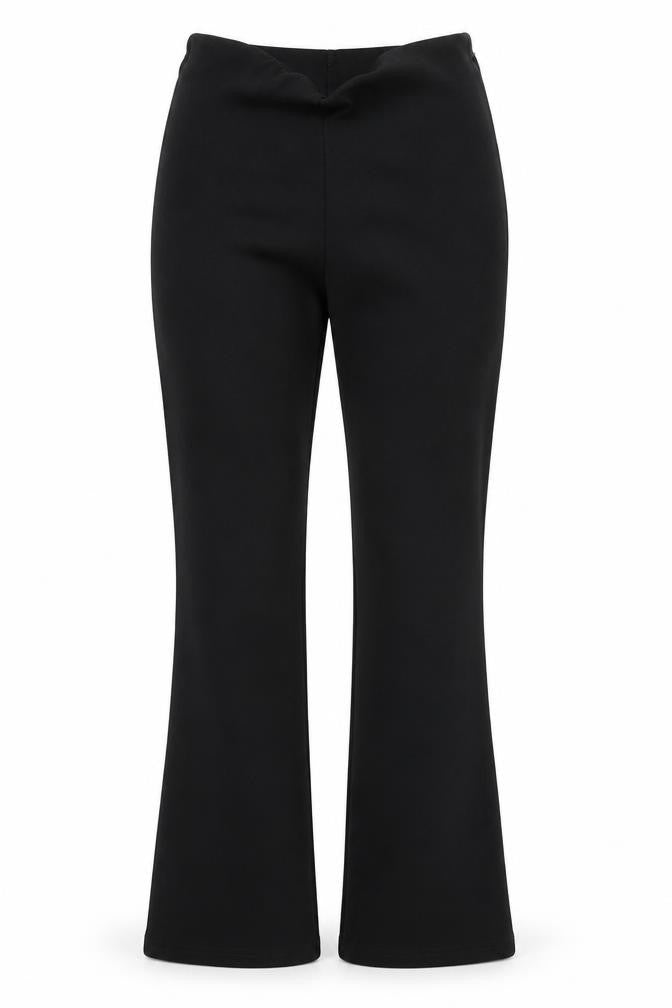XE Womens Black  Polyester Trousers  Size 10 L28 in Regular