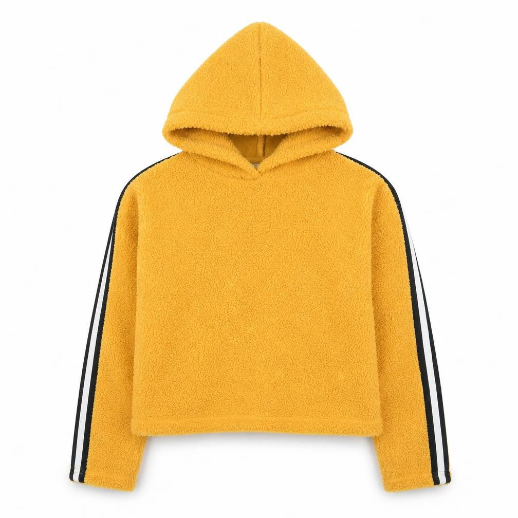 New Look Girls Yellow  Polyester Pullover Hoodie Size 12 Years