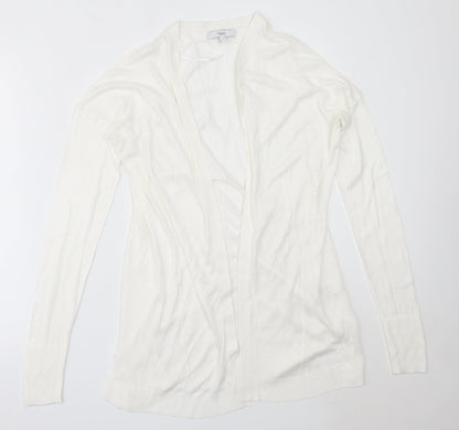 Next Womens White Round Neck  Acrylic Pullover Jumper Size 8