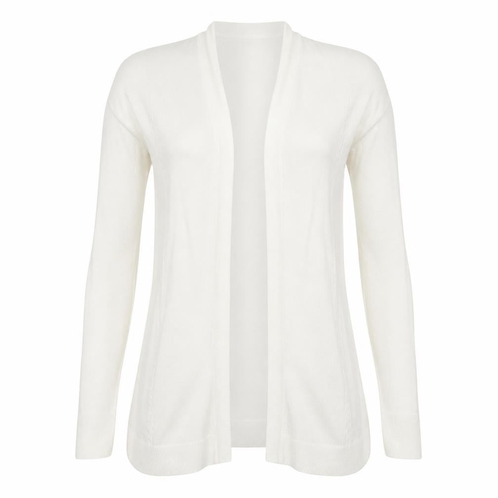 NEXT Womens White Round Neck  Acrylic Pullover Jumper Size 8