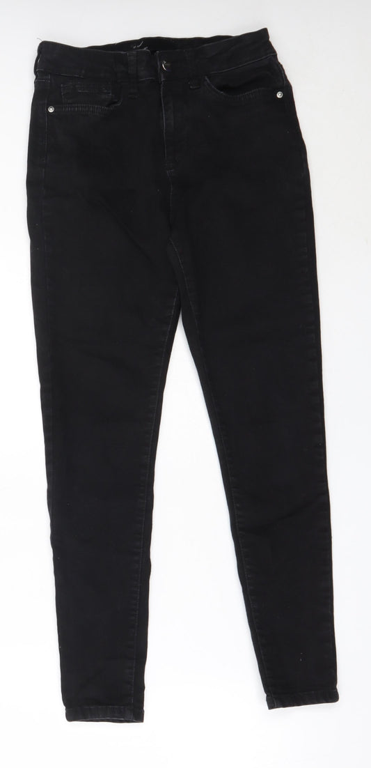 Very Womens Black  Cotton Skinny Jeans Size 27 in L25.5 in Regular
