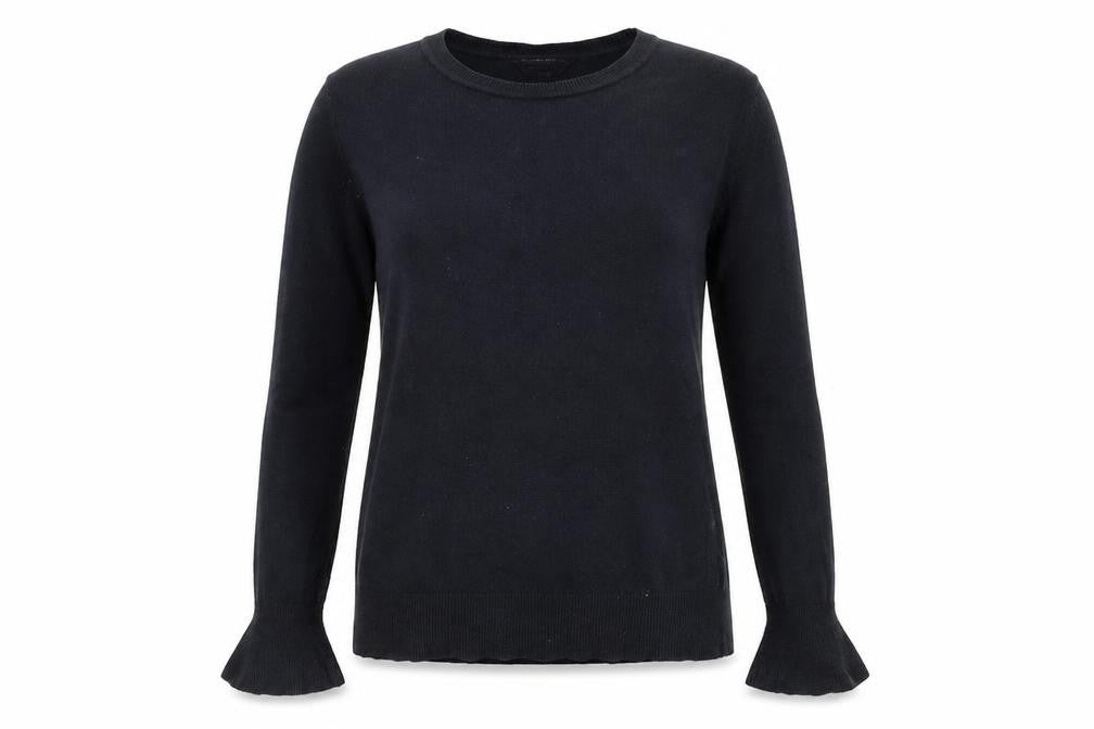 Dorothy Perkins Womens Blue Round Neck  Acrylic Pullover Jumper Size 10