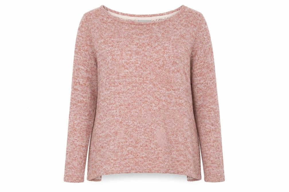 VERO MODA Womens Pink  Polyester Pullover Sweatshirt Size M  Pullover - lace detail on back