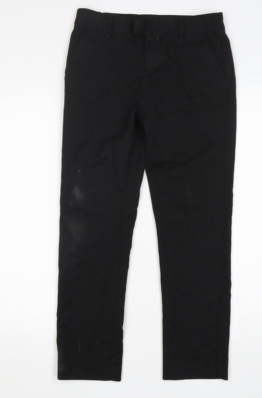 NEXT Boys Black  Polyester Dress Pants Trousers Size 12 Years  Regular