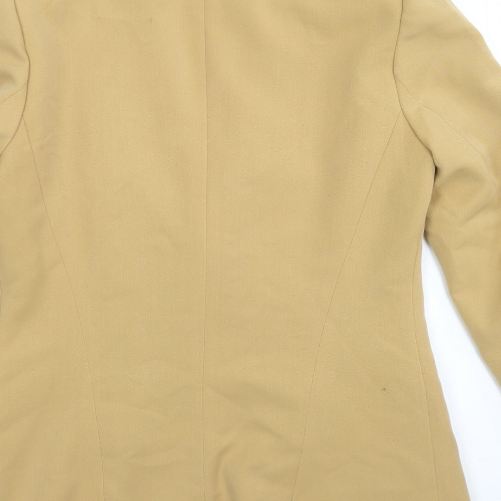 Daniel Rainn Womens Brown  Polyester Jacket Blazer Size S