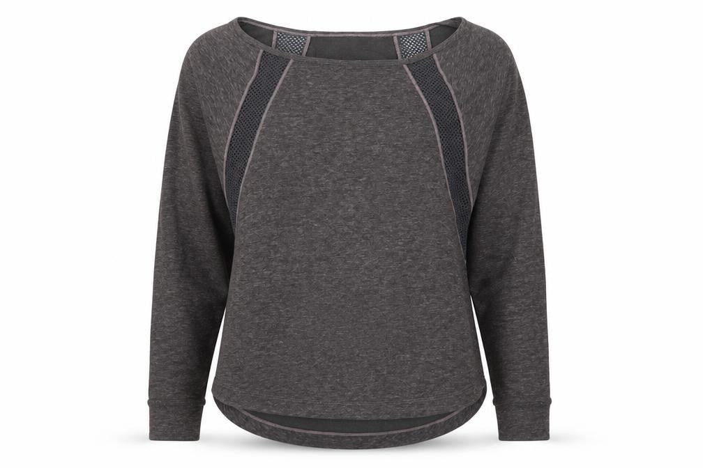 Preworn Womens Grey Round Neck  Polyester Pullover Jumper Size S