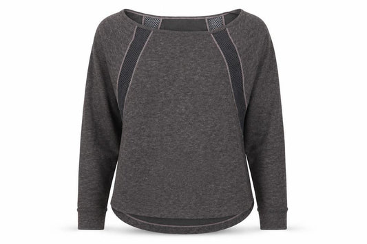 Preworn Womens Grey Round Neck  Polyester Pullover Jumper Size S