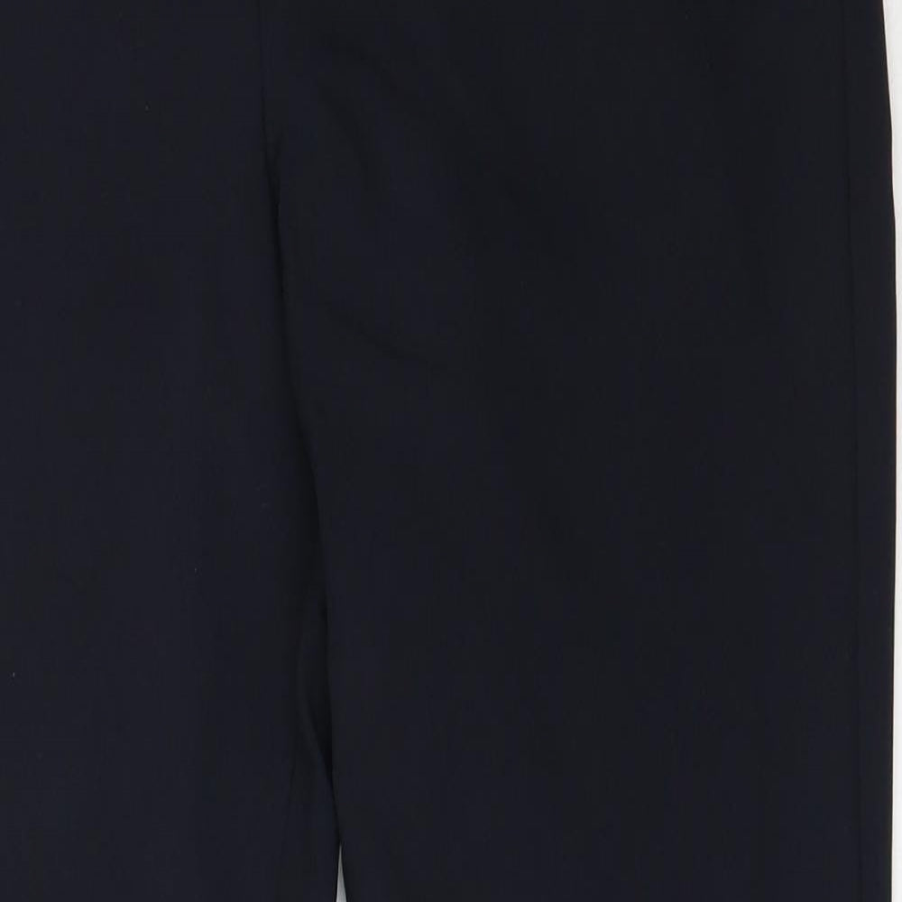 Preworn Womens Blue  Polyester Trousers  Size 10 L27 in Regular