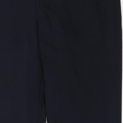 Preworn Womens Blue  Polyester Trousers  Size 10 L27 in Regular